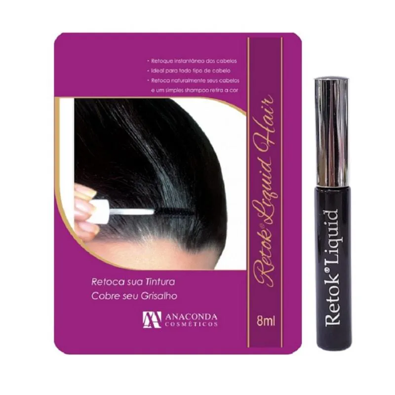 RETOK COLOR LIQUIDO CASTANHO ESCURO 10ML ANACONDA