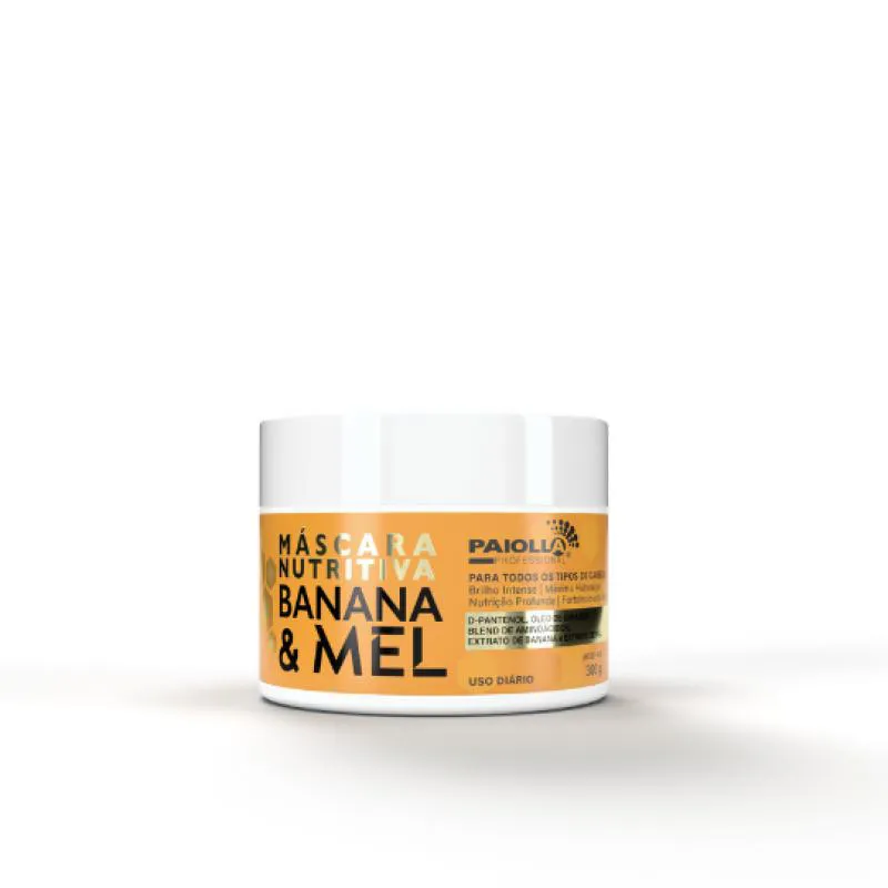 PAIOLLA MáSCARA NUTRITIVA BANANA E MEL 300G