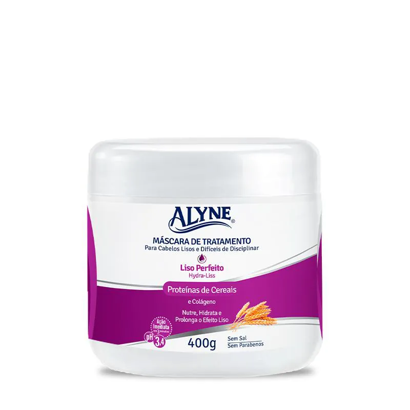 MáSCARA DE TRATAMENTO ALYNE LISO PERFEITO 400G