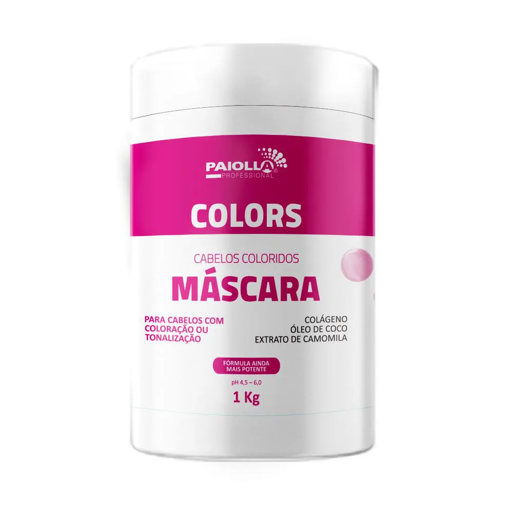 MáSCARA HIDRATANTE PAIOLLA CABELOS COLORIDOS 1KG