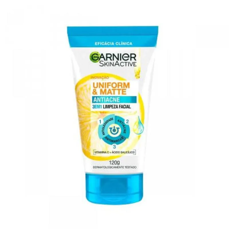 ESFOLIANTE FACIAL GARNIER 3 EM 1 ACNE 120G
