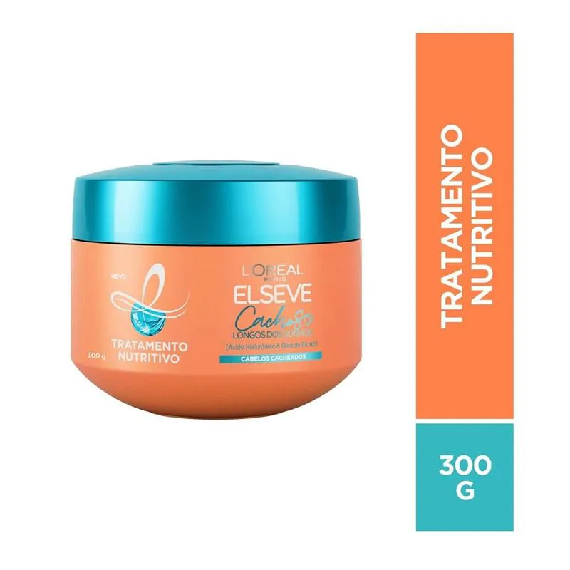ELSEVE CACHOS LONGOS DOS SONHOS CREME DE TRATAMENTO 300G