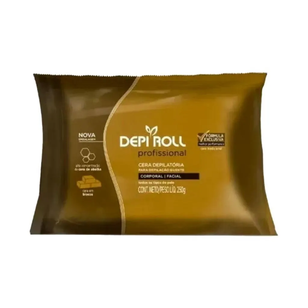 DEPIROLL CERA QUENTE BLOCOS TRADICIONAL 250G