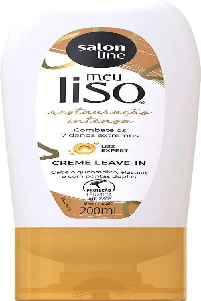 DEFRIZANTE SALON LINE MEU LISO 200ML RESTAURAçãO INTENSA
