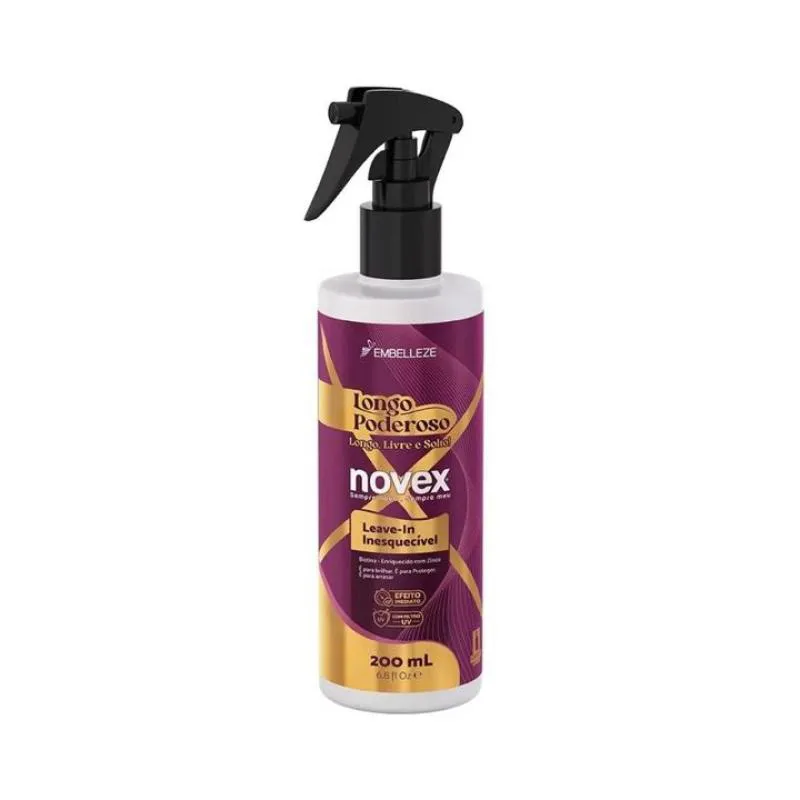 DEFRIZANTE NOVEX LEAVE-IN 200ML LONGO PODEROSO