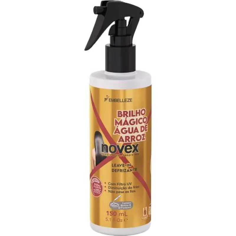 DEFRIZANTE NOVEX LEAVE-IN 150ML AGUA DE ARROZ