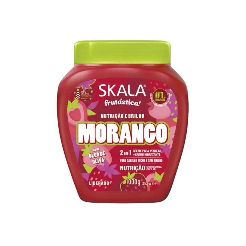 CREME PARA TRATAMENTO SKALA 1 KG MORANGO