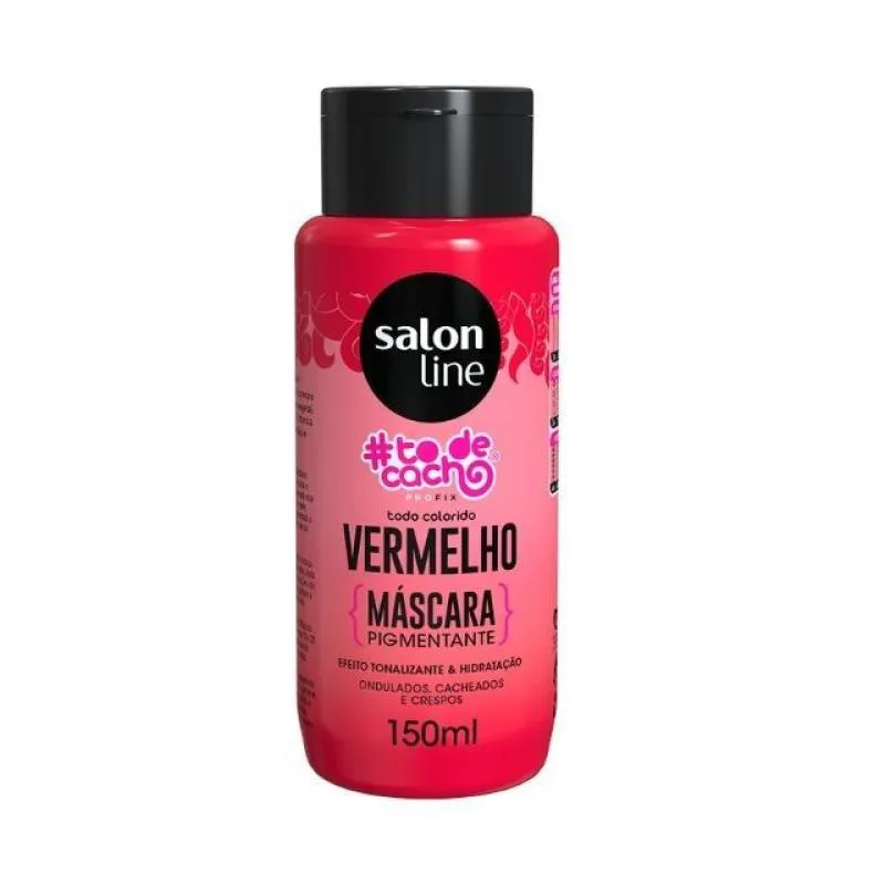 CREME PARA TRATAMENTO SALON LINE PIGMENTANTE TODECACHO 150 VERMELHO
