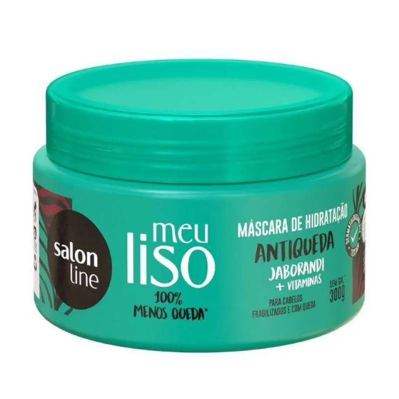 CREME PARA TRATAMENTO SALON LINE MASCARA MEU LISO 300G ANTIQUEDA JABORANDI
