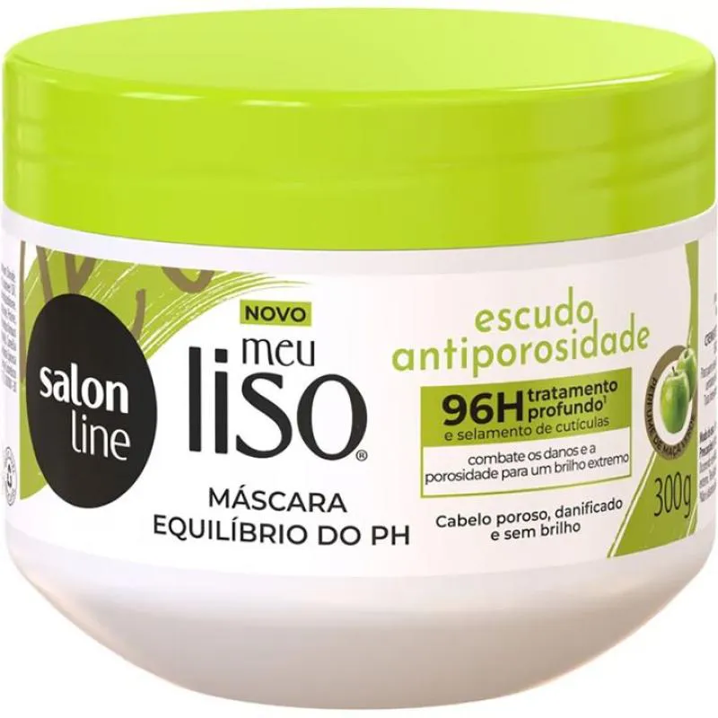 CREME PARA TRATAMENTO SALON LINE 300G MEU LISO ANTIPOROSIDADE