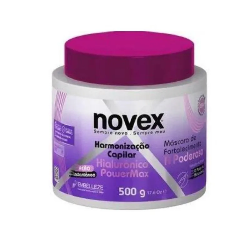 CREME PARA TRATAMENTO NOVEX 500GR HIALURôNICO