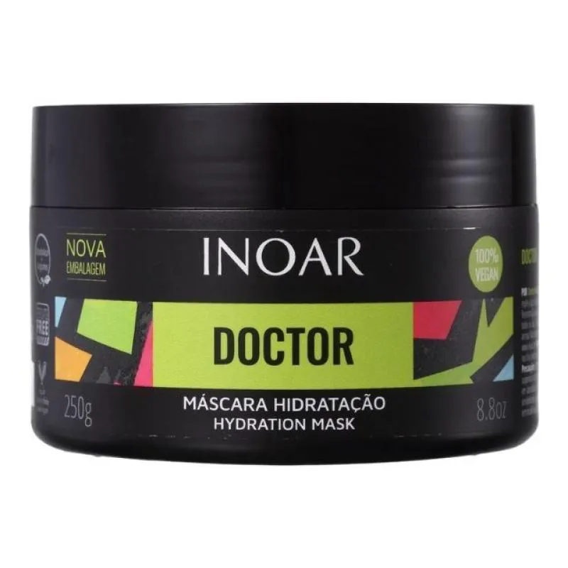 CREME PARA TRATAMENTO INOAR DOCTOR 250G HIDRATAçãO