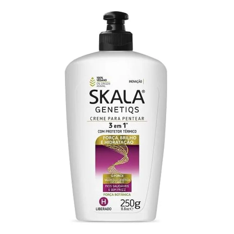 CREME PARA PENTEAR SKALA 250G GENETIQS FORçA E BRILHO