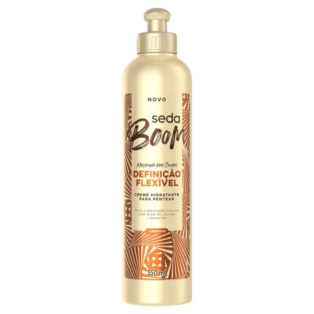 CREME PARA PENTEAR SEDA 350ML BOOM DEFINIçãO FLEXíVEL