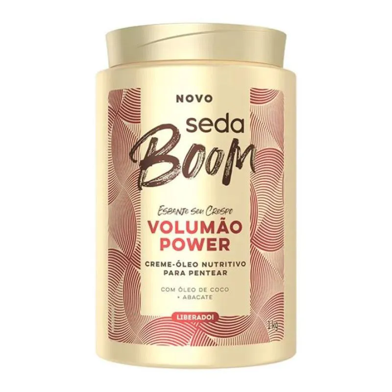 CREME PARA PENTEAR SEDA 1 KG VOLUMãO POWER