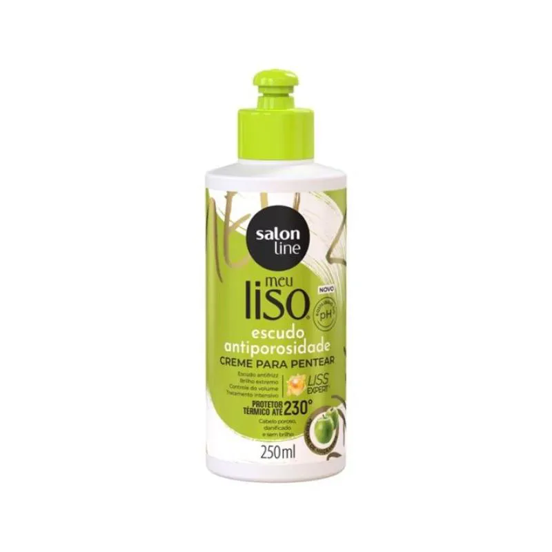 CREME PARA PENTEAR SALON LINE 250ML ANTIPOROSIDADE