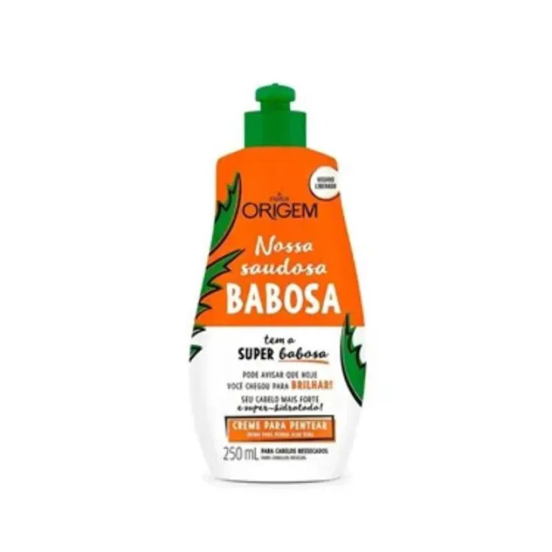 CREME PARA PENTEAR ORIGEM 250ML BABOSA