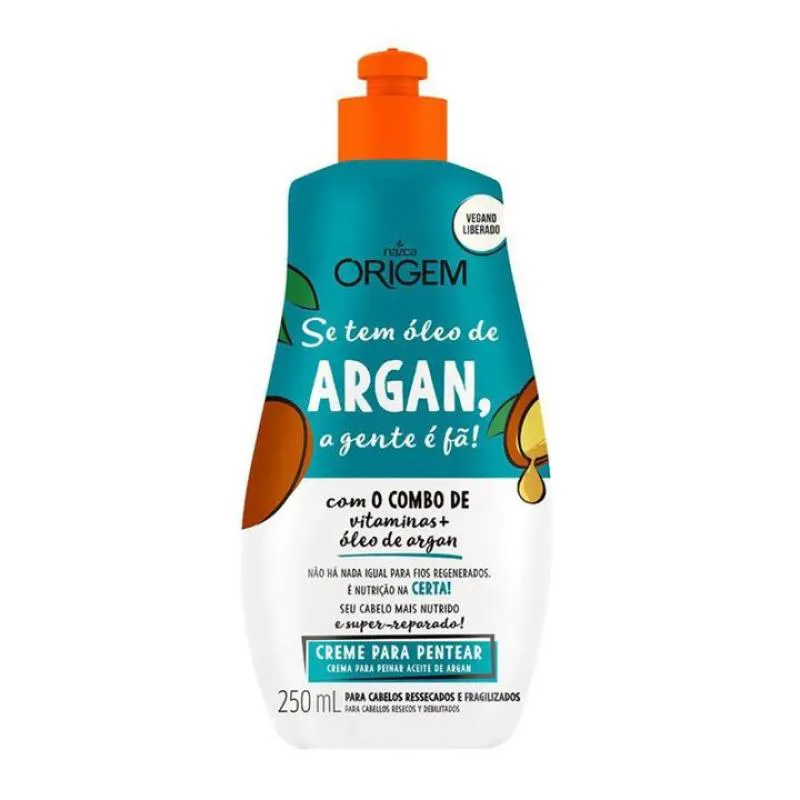 CREME PARA PENTEAR ORIGEM 250ML OLEO DE ARGAN