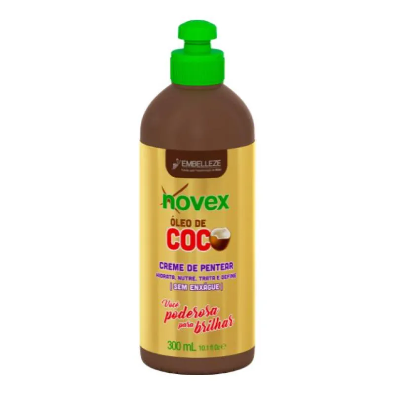 CREME PARA PENTEAR NOVEX 300G ÓLEO DE COCO