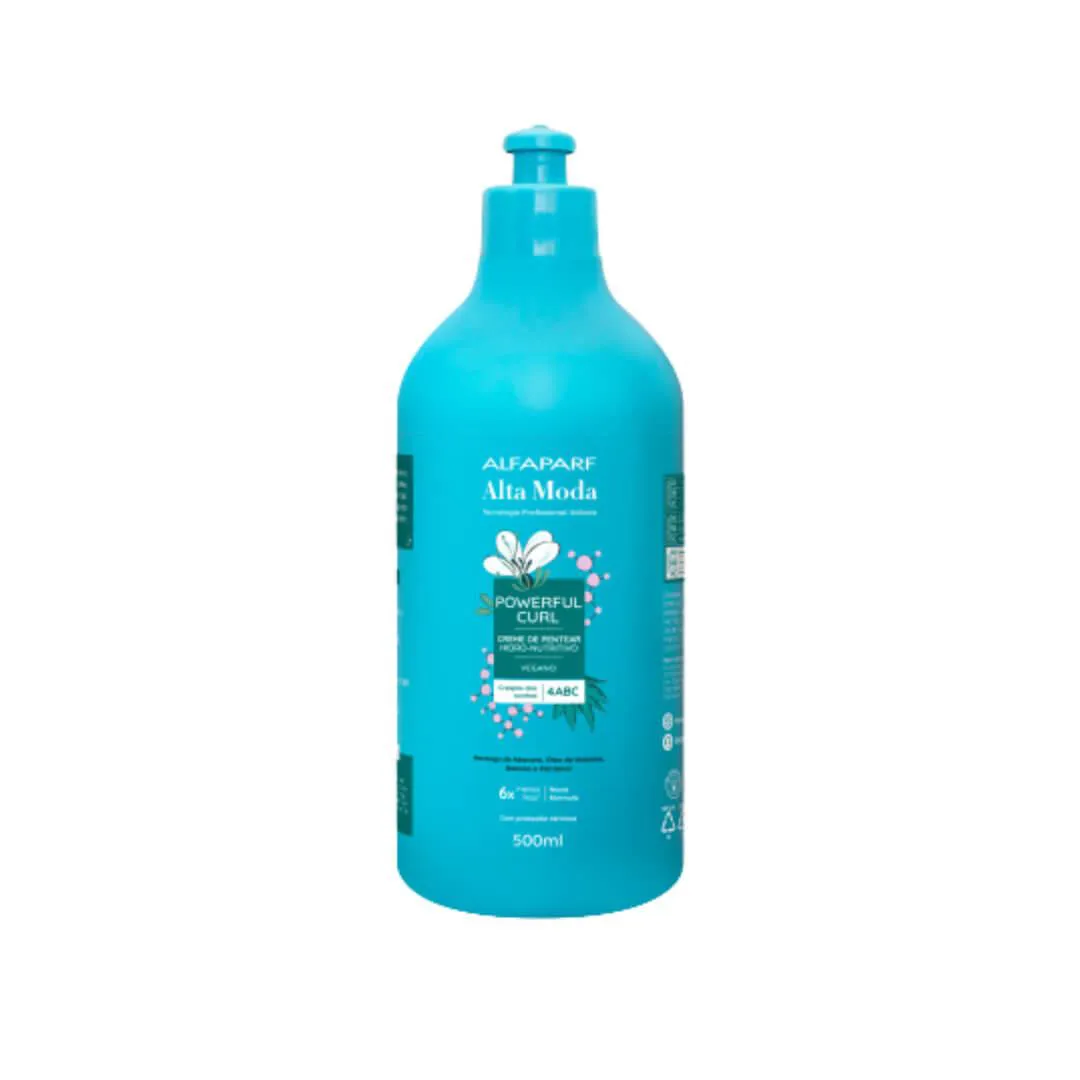 CREME PARA PENTEAR 500ML POWERFUL CURL MUITO CRESPOS