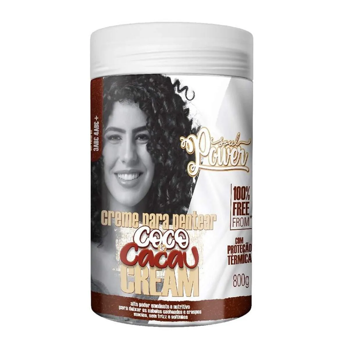 CREME DE PENTEAR SOUL POWER COCO E CACAU 800G
