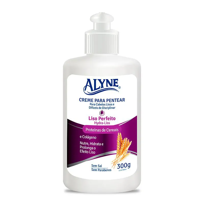 CREME DE PENTEAR ALYNE HYDRA-LISS LISO PERFEITO 300G