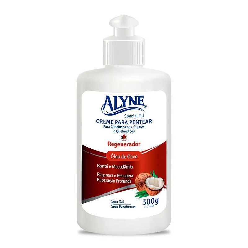 CREME DE PENTEAR ALYNE HIDRAT FORçA BRILHO 300G