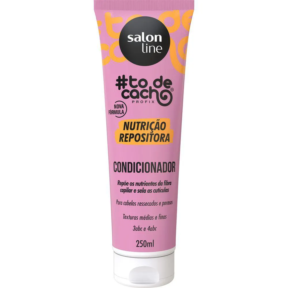 CONDICIONADOR SALON LINE TODECACHO 250ML NUTRIçãO REPOSITORA