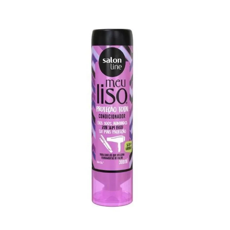 CONDICIONADOR SALON LINE MEU LISO 300ML PROTEçãO TOTAL