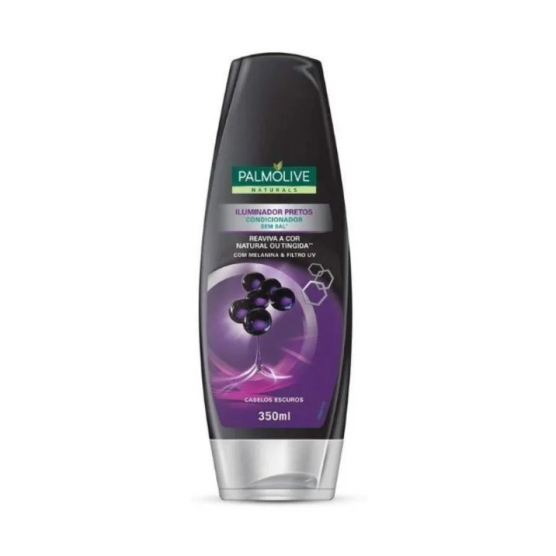 CONDICIONADOR PALMOLIVE NATURALS 350ML PRETO VIBRANTES