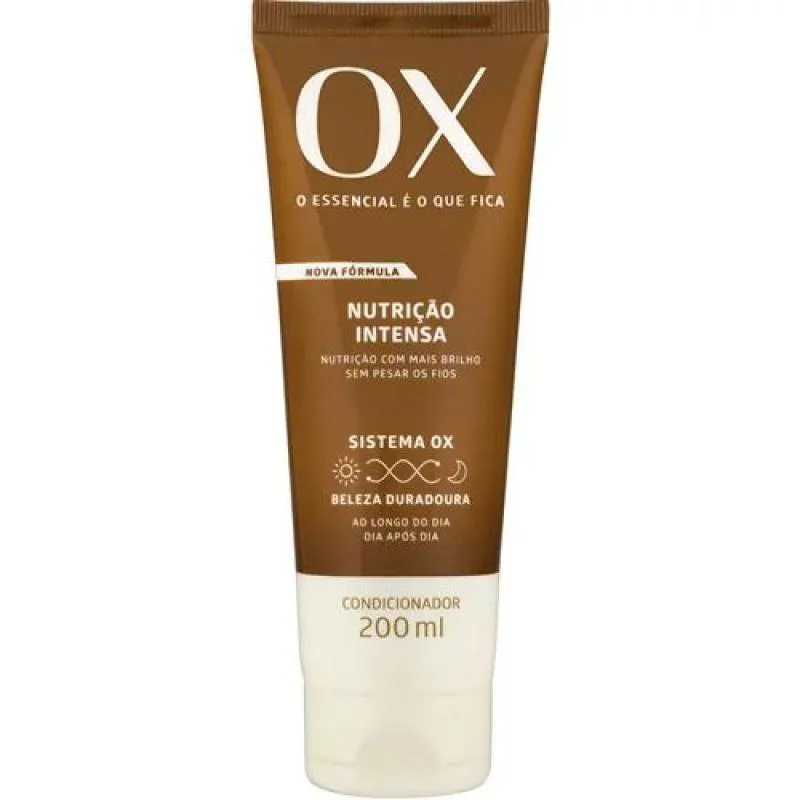 CONDICIONADOR OX 200ML OILS NUTRIçãO INTENSA MARROM
