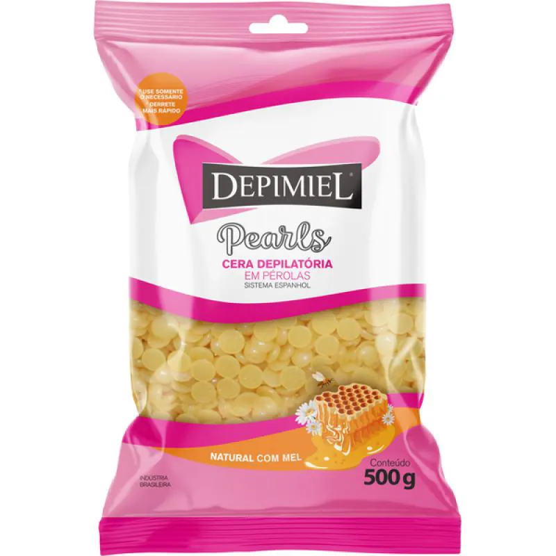 CERA DEPILATóRIA NATURAL DEPIMIEL 500G