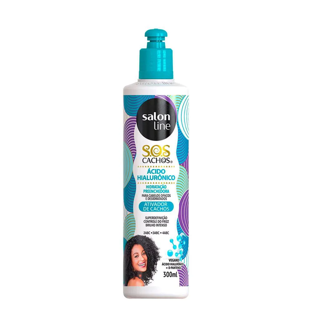 ATIVADOR SALON LINE SOS ACIDO HIALURONICO 300ML
