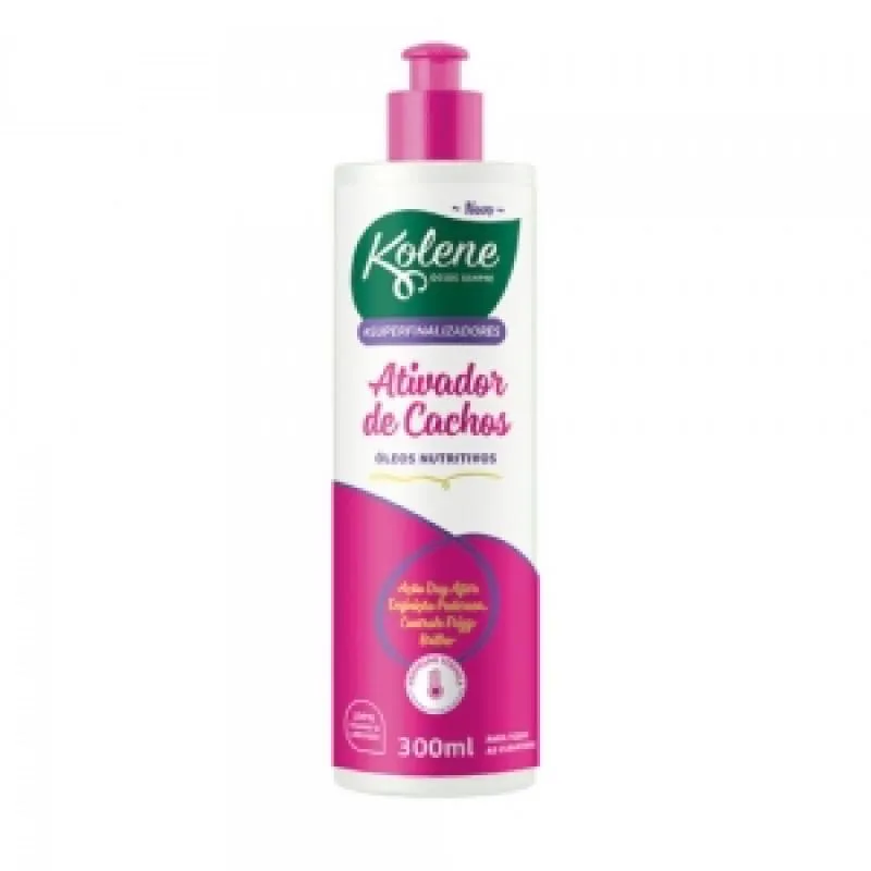 ATIVADOR DE CACHOS KOLENE 300ML SUPERFINALIZADORES ROSA