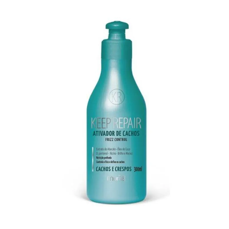 ATIVADOR DE CACHOS KEEP REPAIR 300ML CACHOS E CRESPOS