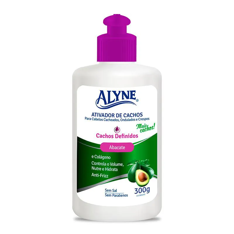 ATIVADOR DE CACHOS ALYNE ABACATE 300G