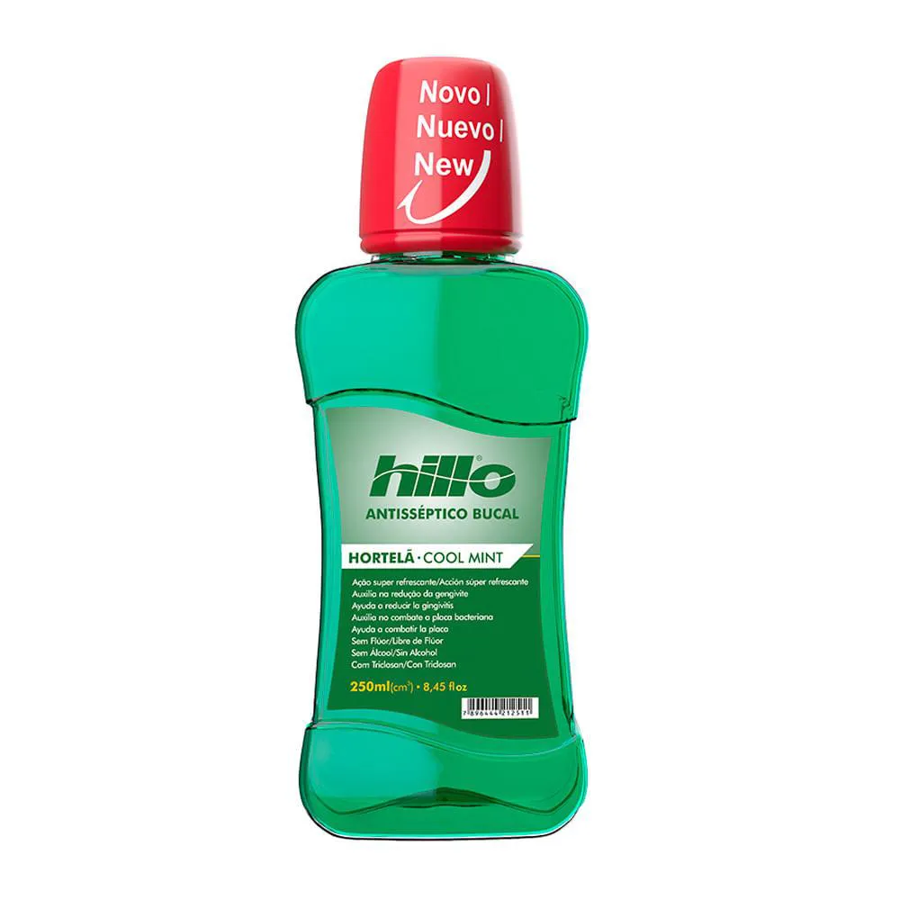 ANTISSEPTICO HILLO HORTELã 250ML