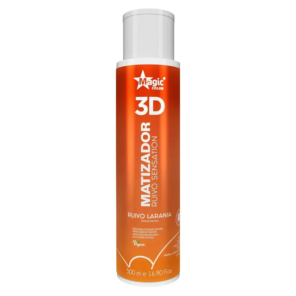 MATIZADOR 3D RUIVO SENSATION EFEITO RUIVO INTENSO 500  ML
