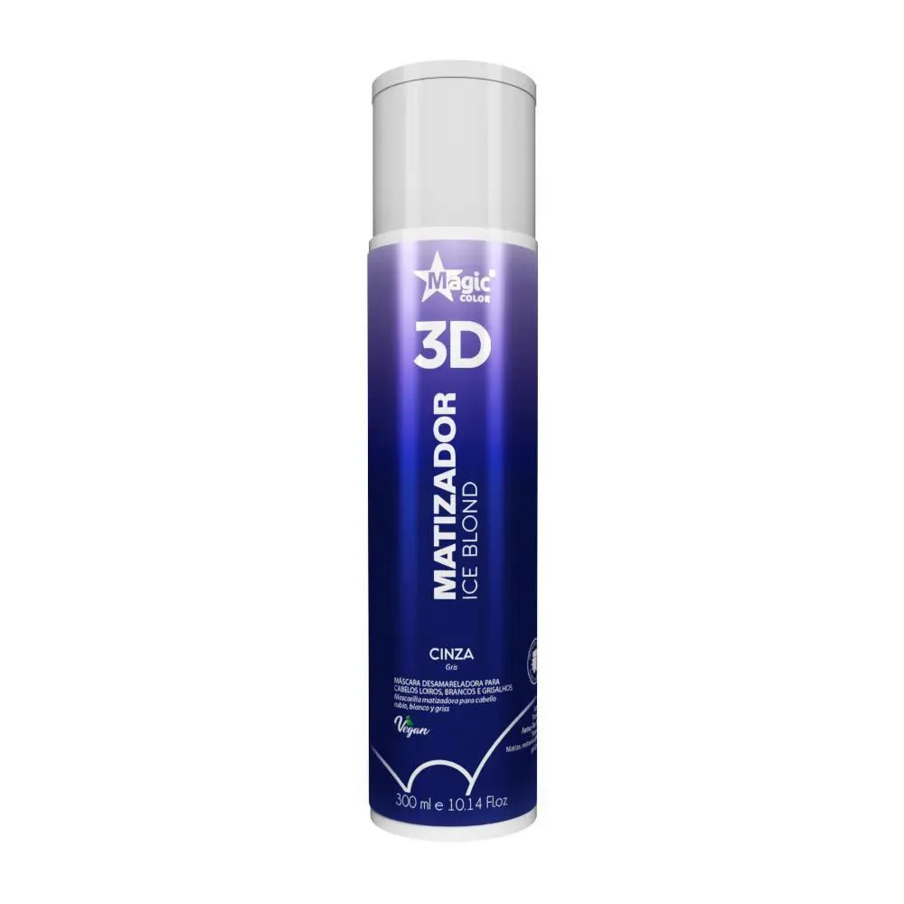 MAGIC COLOR MATIZADOR ICE BLOND EFEITO CINZA 300ml