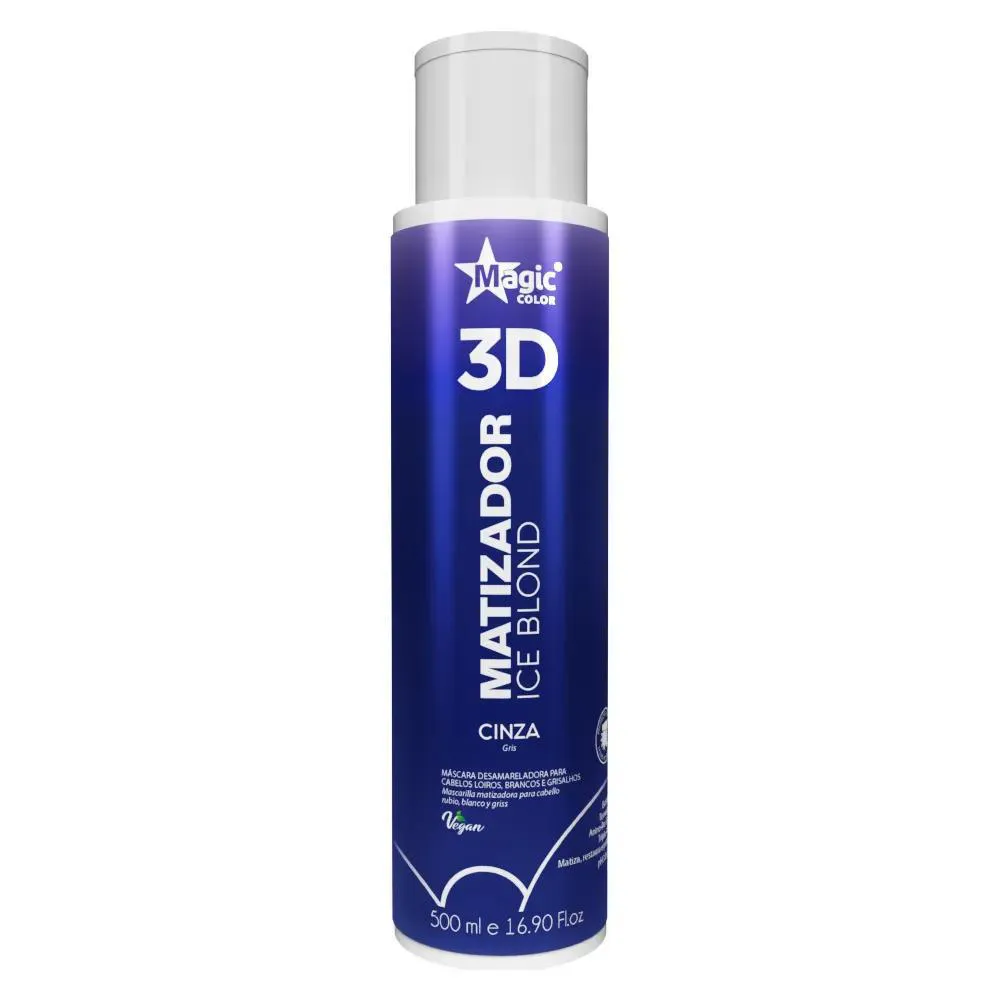 MAGIC COLOR MATIZADOR ICE BLOND EFEITO CINZA 500  ML
