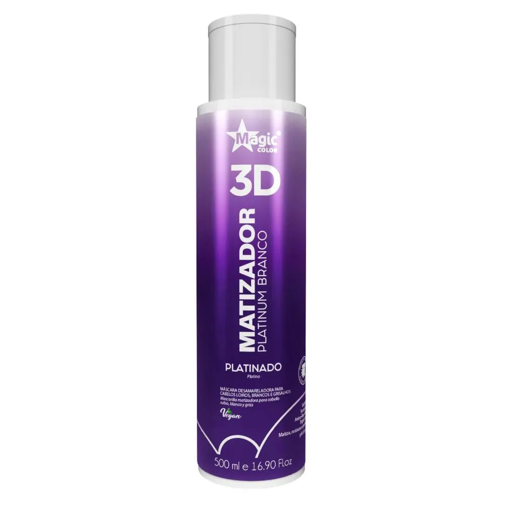 MAGIC COLOR MATIZADOR PLATINUM BRANCO 500  ML