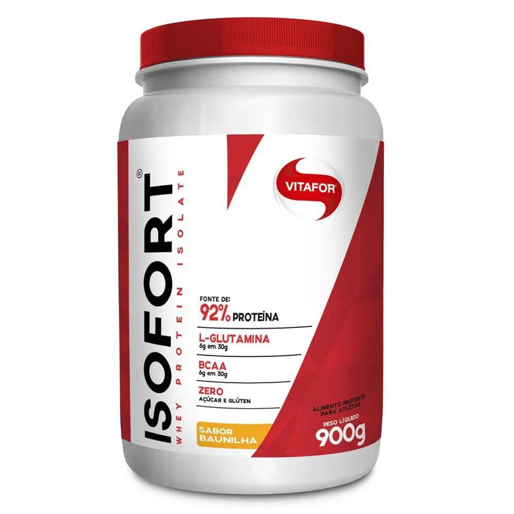 ISOFORT WHEY PROTEIN VITAFOR 900G Baunilha