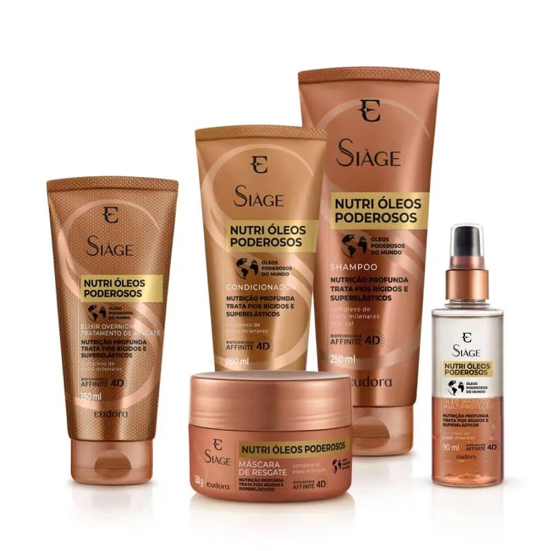 KIT COMPLETO SIàGE NUTRI ÓLEOS PODEROSOS