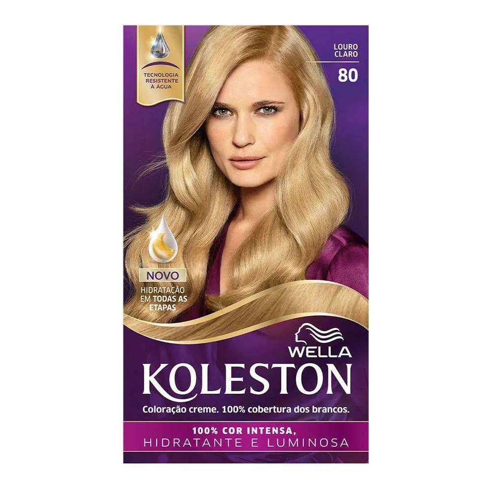 TINTURA KOLESTON 80 LOURO CLARO 55G