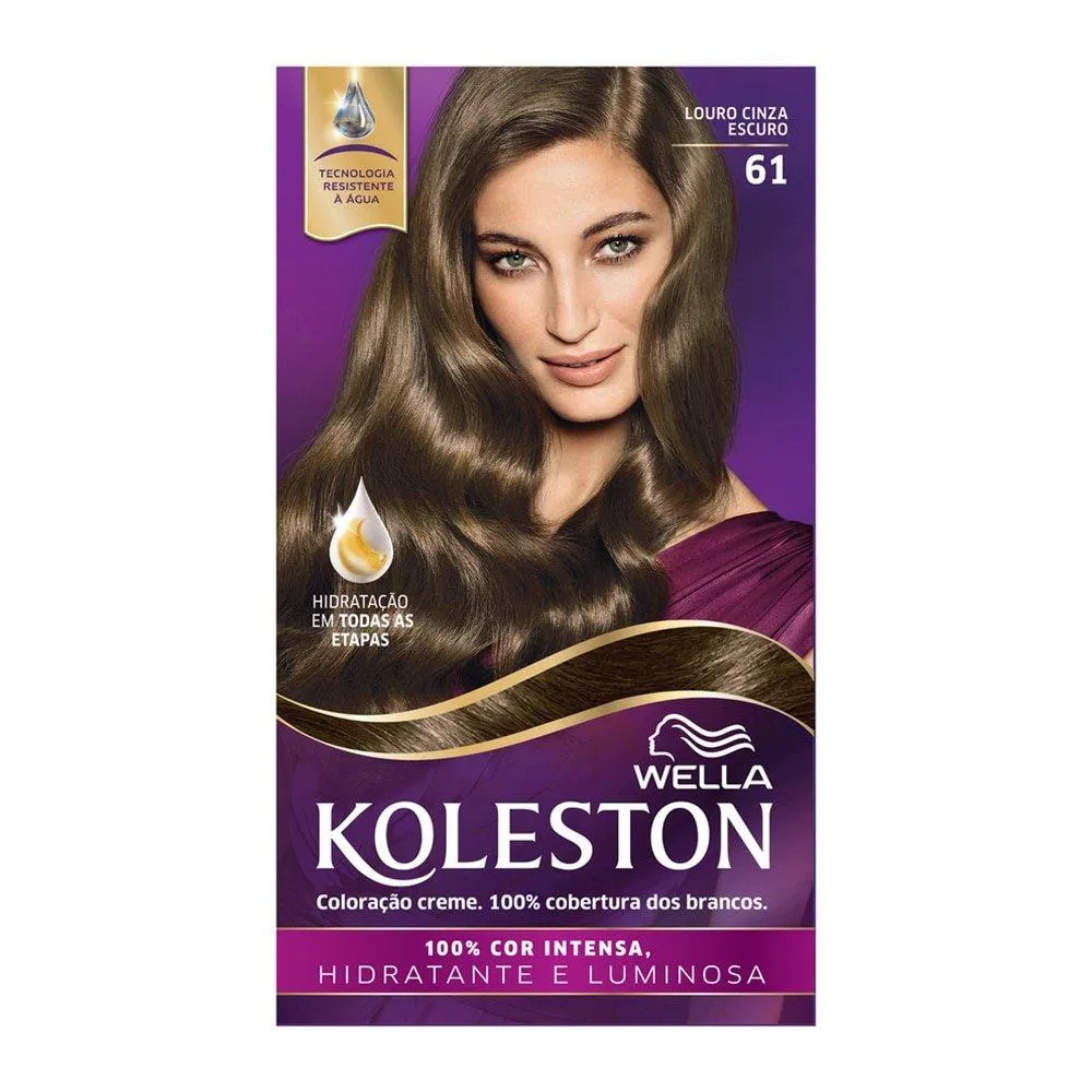 TINTURA KOLESTON 61 LOURO CINZA ESCURO 55G
