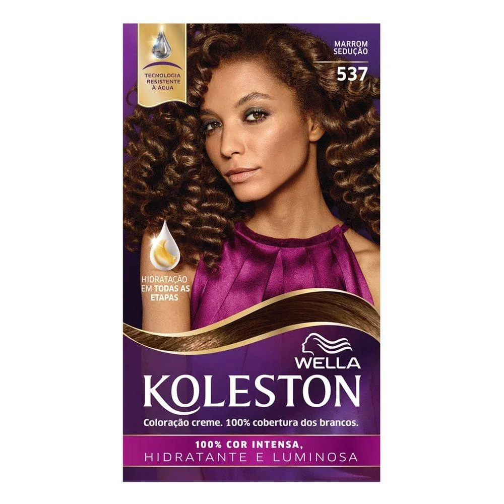 TINTURA KOLESTON 537 MARROM SEDUçãO 55G