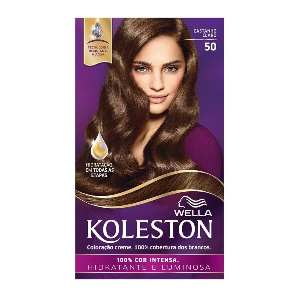 TINTURA KOLESTON 50 CASTANHO CLARO 55G