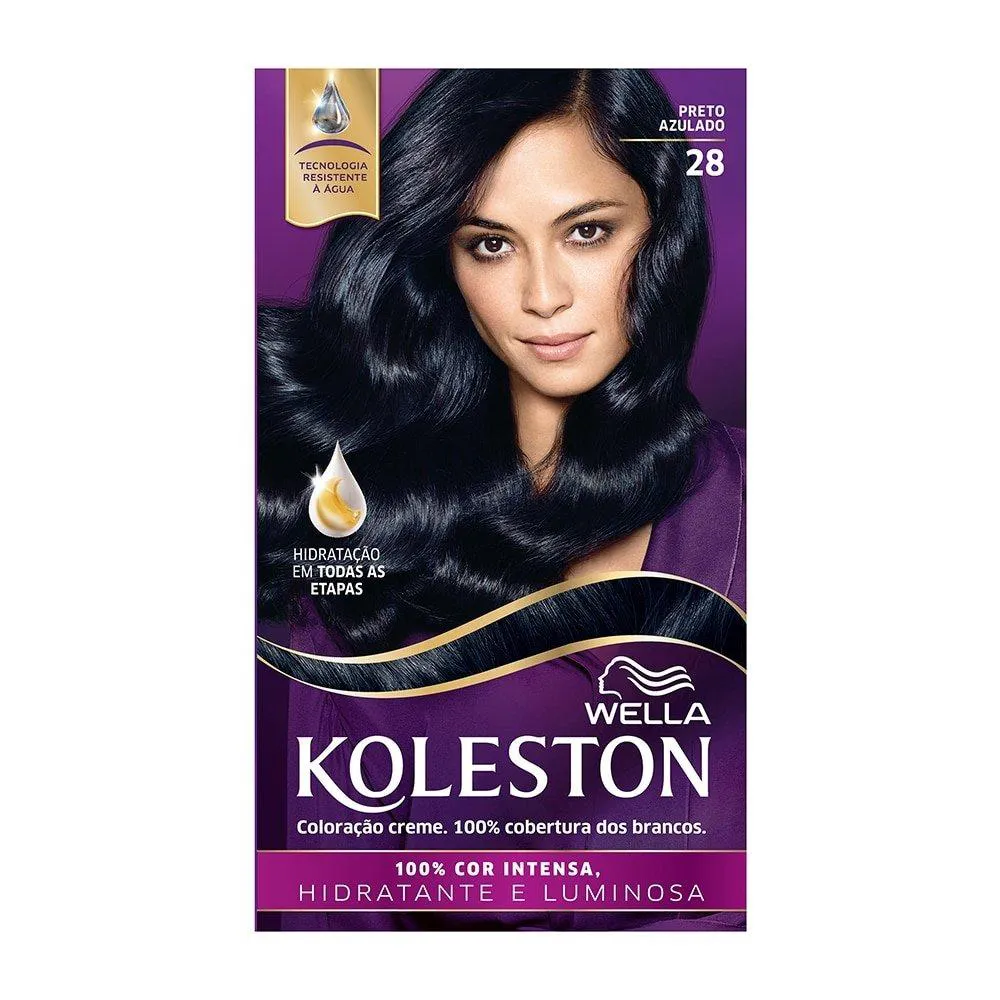TINTURA KOLESTON 28 PRETO AZULADO 55G