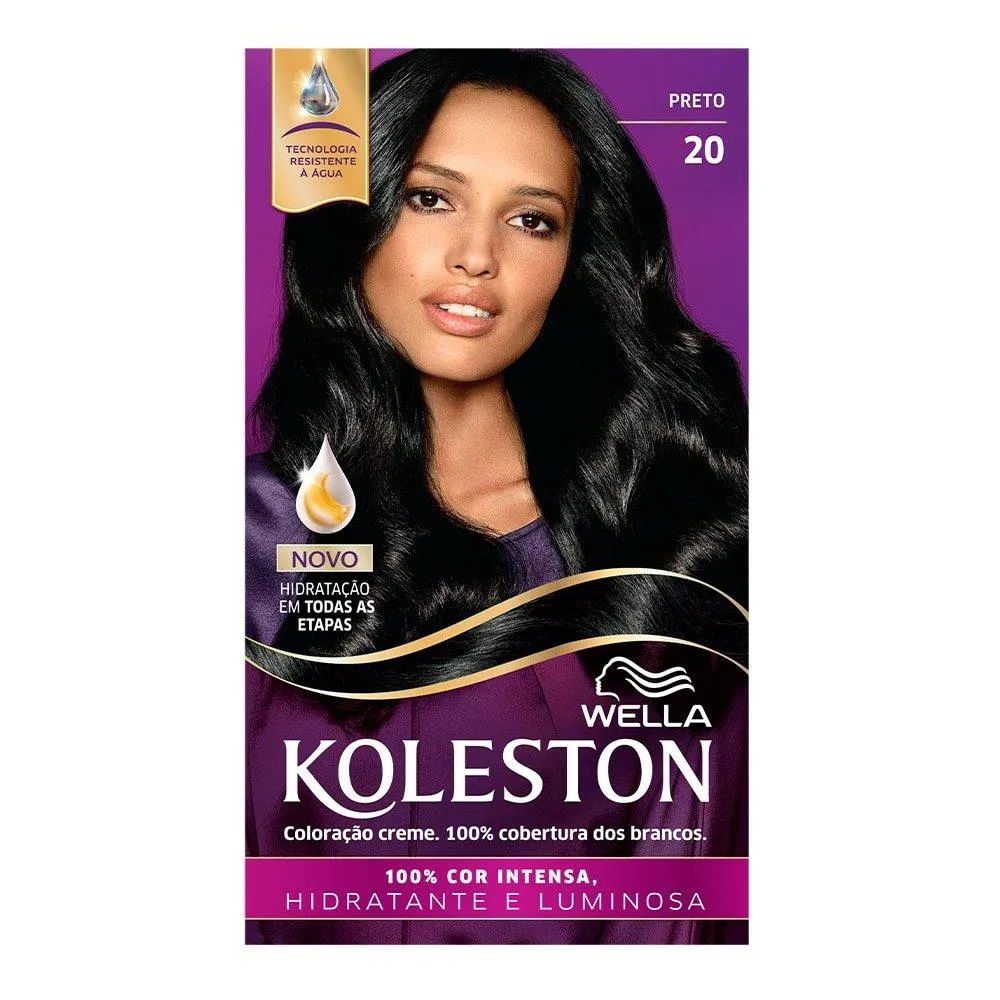 TINTURA KOLESTON 20 PRETO 55G
