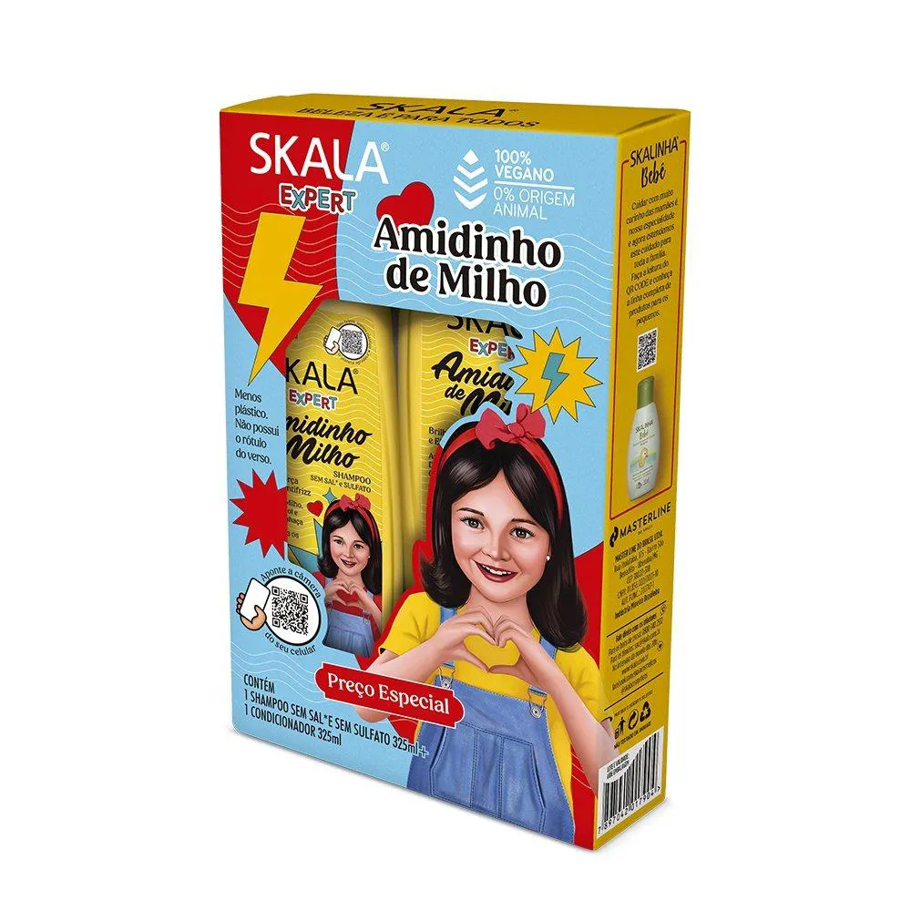 Shampoo + Condicionador Skala Amidinho De Milho 325Ml